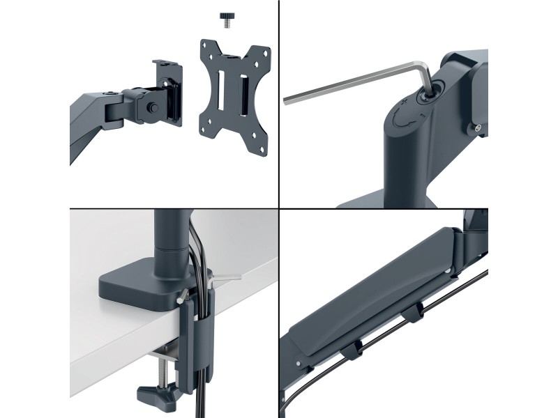 Поставка за монитор Leitz Ergo Space Saving 17 32 NaN –  BB Стойки и подпори