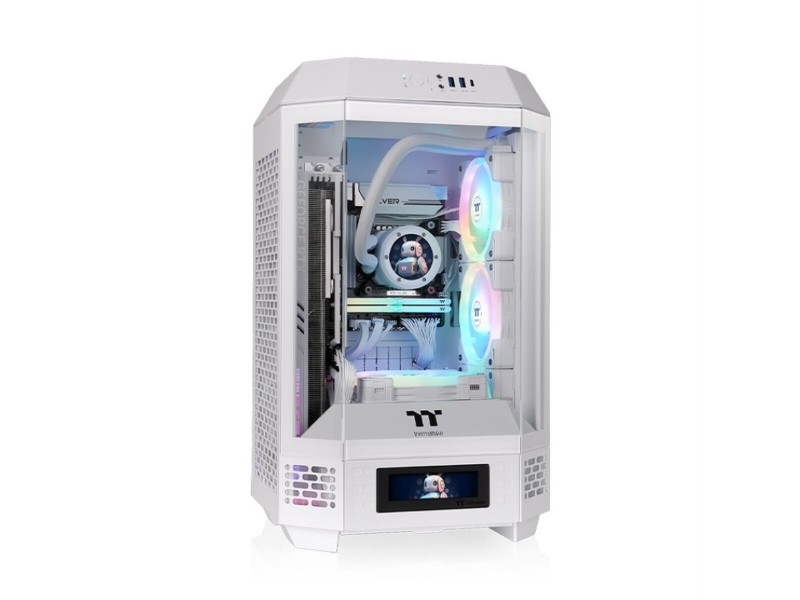 ATX полу-висока кутия THERMALTAKE The Tower 250 Snow NaN –  BB Калъфи за настолни компютри