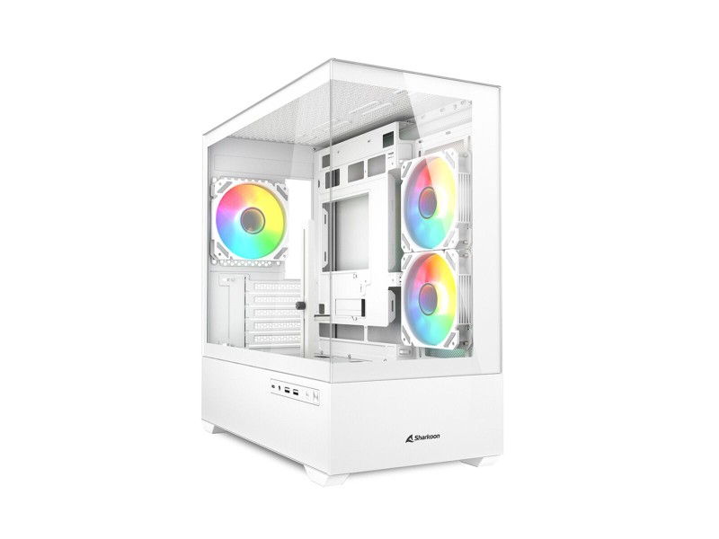 ATX полу-висока кутия Sharkoon MK6 RGB ATX полу-висока кутия Sharkoon MK6 RGB NaN – BB Калъфи за настолни компютри