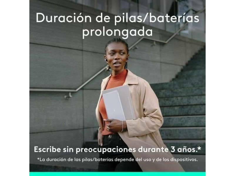 Блутут клавиатура Logitech 920-013011 Испанска Qwerty Сив Бял/Сив NaN –  BB Клавиатури