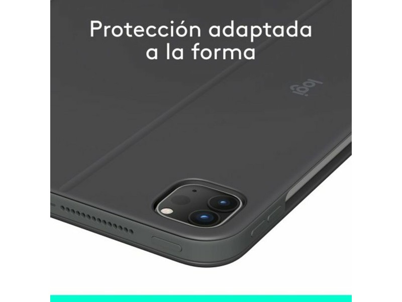 Универсален калъф за таблет и клавиатура Logitech 920-012772 Графит QWERTY NaN –  BB Твърди корици