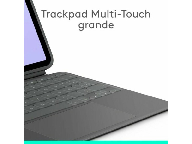 Универсален калъф за таблет и клавиатура Logitech 920-012772 Графит QWERTY NaN –  BB Твърди корици