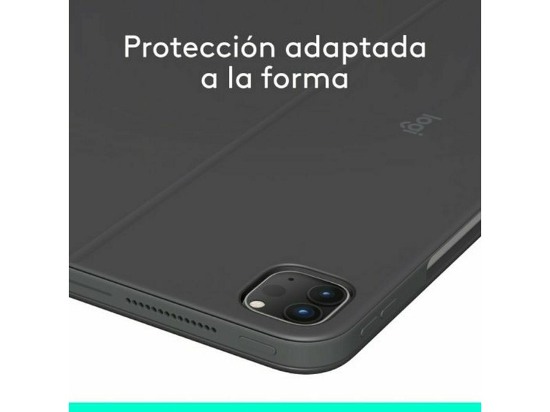 Универсален калъф за таблет и клавиатура Logitech 920-012667 Графит QWERTY NaN –  BB Твърди корици