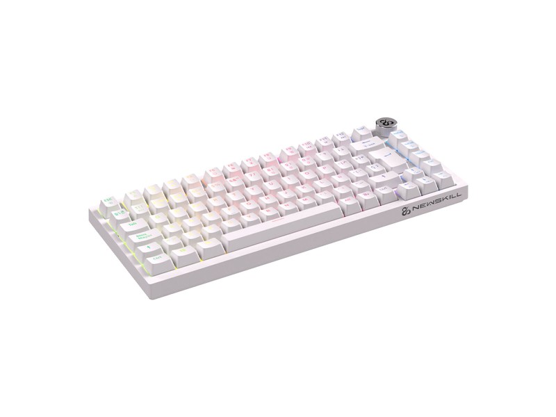 Безжична клавиатура Newskill NS-KB-PYROSPRO-IV Бял Испанска Qwerty QWERTY NaN –  BB Клавиатури