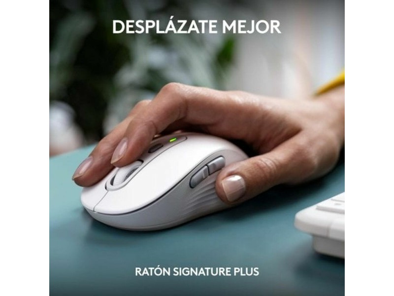 Клавиатура с мишка Logitech 920-012596 Бял испански QWERTY NaN –  BB Пакети клавиатура и мишка