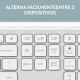 Клавиатура с мишка Logitech 920-012596 Бял испански QWERTY NaN –  BB Пакети клавиатура и мишка