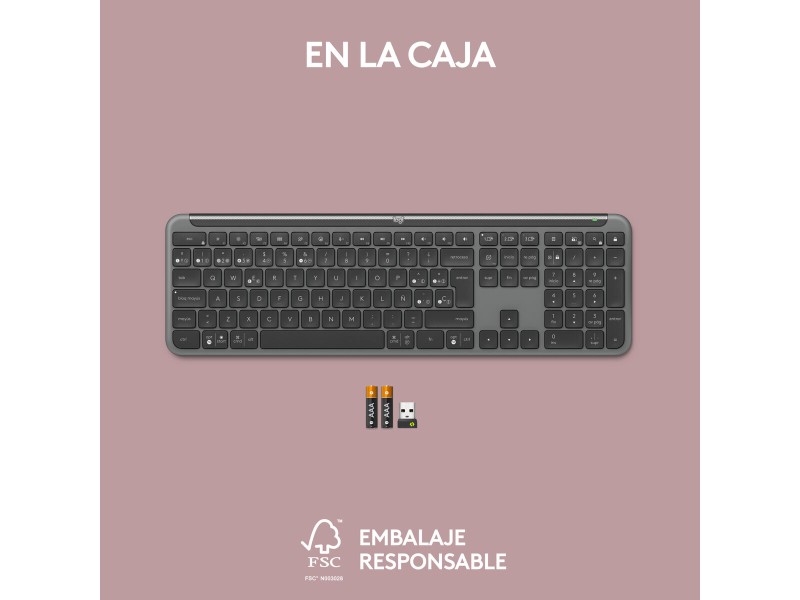 Безжична клавиатура Logitech 920-012455 Графит QWERTY NaN –  BB Клавиатури