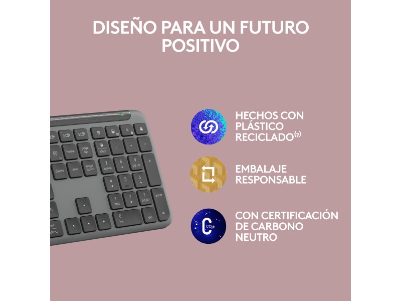 Безжична клавиатура Logitech 920-012455 Графит QWERTY NaN –  BB Клавиатури