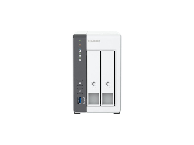 SATA 5.25 калъф за SATA 2.5 Qnap TS-216G Бял Черен ARM Cortex-A55 NaN –  BB Мрежово прикачено хранилище