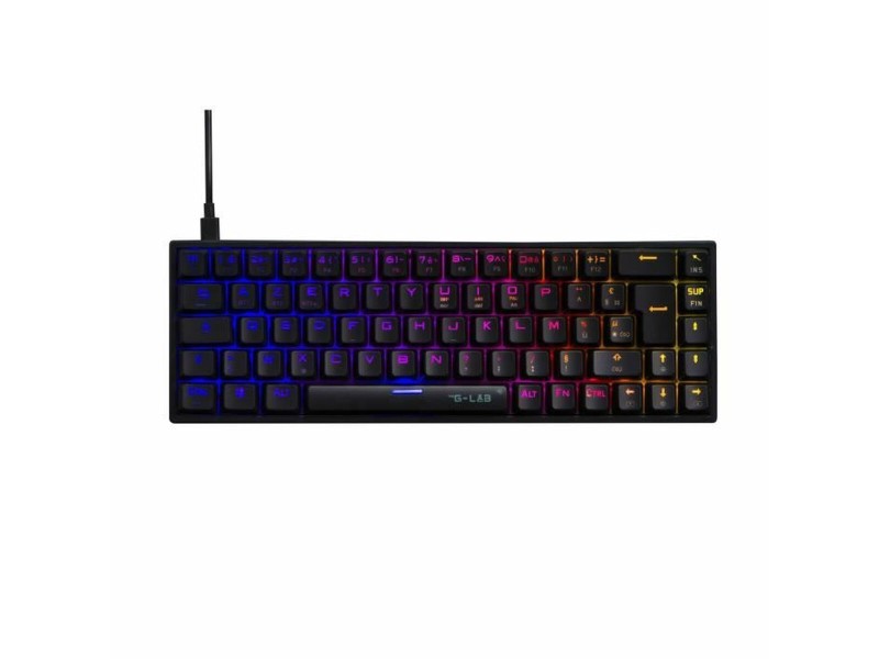 Клавиатура The G-Lab KEYZ TITAN Черен Azerty френски NaN –  BB Клавиатури