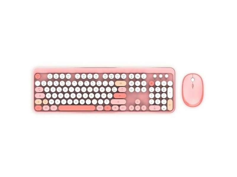 Клавиатура с мишка Mobility Lab Pure Color Rose Azerty френски NaN –  BB Пакети клавиатура и мишка