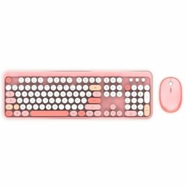 Клавиатура с мишка Mobility Lab Pure Color Rose Azerty френски