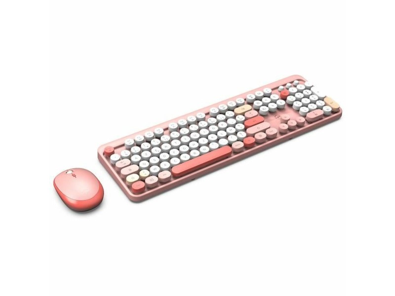 Клавиатура с мишка Mobility Lab Pure Color Rose Azerty френски NaN –  BB Пакети клавиатура и мишка