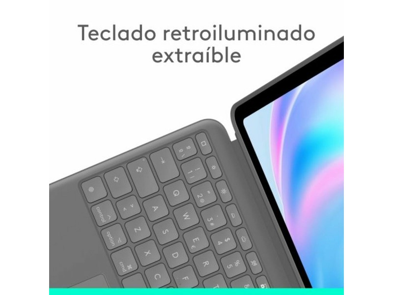 Калъф за таблет Logitech 920-012614 Сив Испанска Qwerty NaN –  BB Пакети клавиатура и мишка
