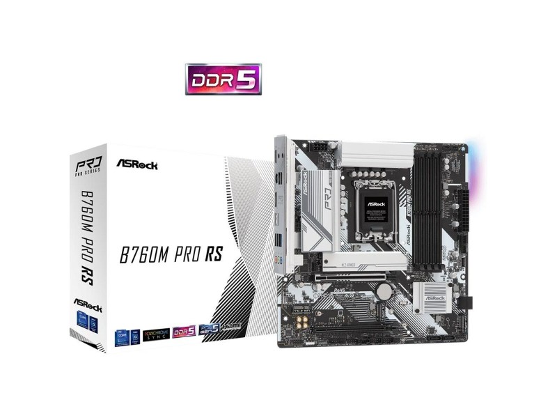 Дънна платка ASRock 90-MXBLH0-A0UAYZ LGA 1700 Intel B760 NaN –  BB Дънни платки
