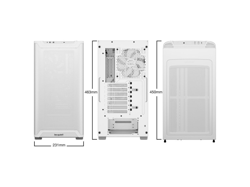 ATX микро кутия Be Quiet! BG075 Бял NaN –  BB Калъфи за настолни компютри