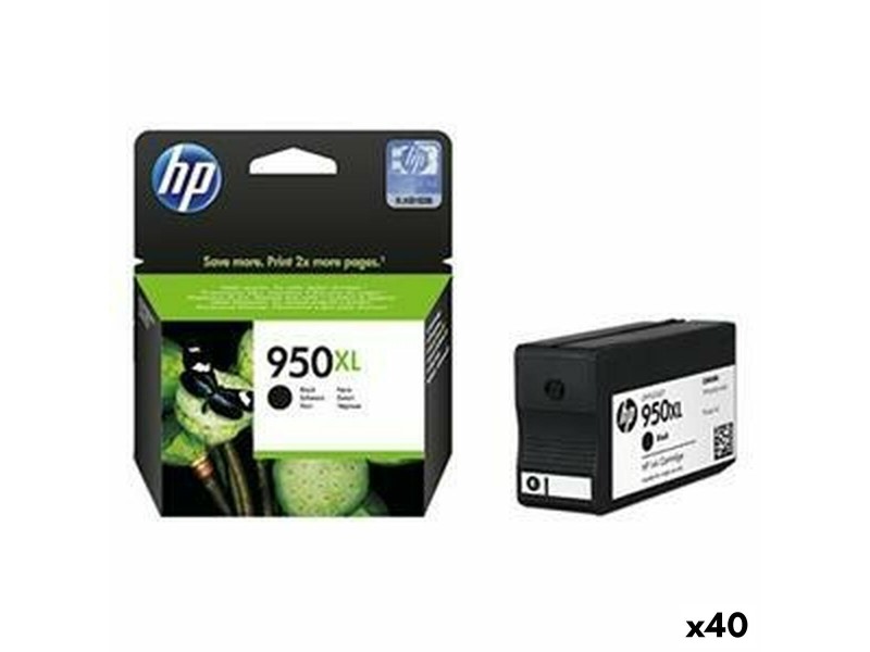 Съвместим касета с мастило HP Черен (40 броя) NaN –  BB Касети с мастило