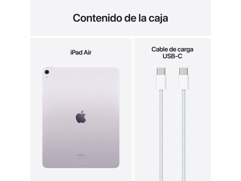 Таблет Apple iPad Air 2024 13 Octa Core 8 GB RAM 256 GB Лилав NaN –  BB Таблети