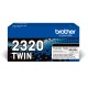 Oригинален тонер Brother L2300D/L2340DW/L2360DN/L2365DW/L2500/L2700 Черен (2 броя) NaN –  BB Тонер касети
