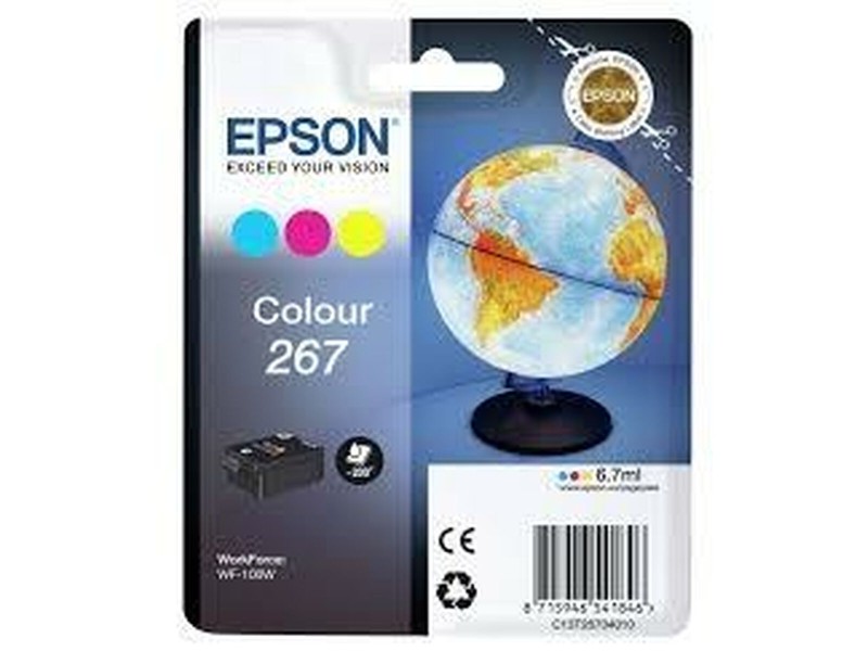 Оригиална касета за мастило Epson WF-100W 267 INK CARTRIDGE Трицветен (5 броя) NaN –  BB Касети с мастило