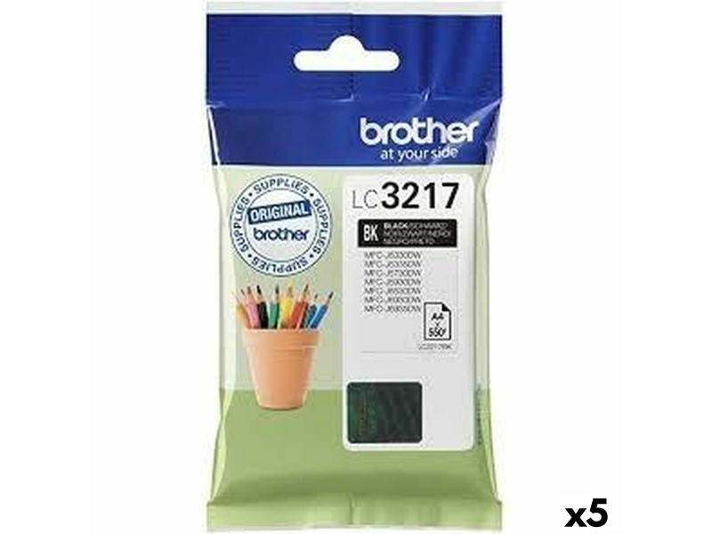 Оригиална касета за мастило Brother MFCJ6530DW, MFCJ5730DW Черен (5 броя) NaN –  BB Касети с мастило