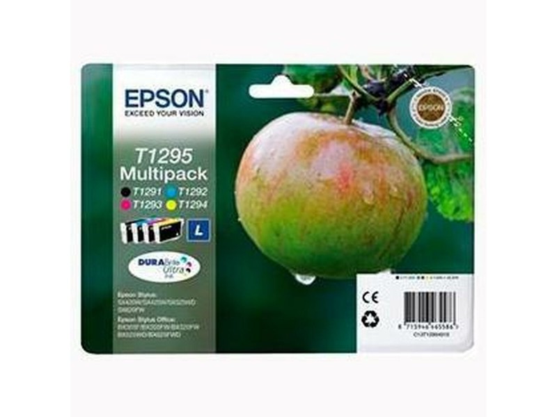 Съвместим касета с мастило Epson T12914011 + T12924011 + T12934011 + T12944011 Черен/Циан/Магента/Жълт (8 броя) NaN –  BB Касети с мастило