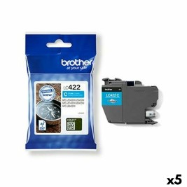 Оригиална касета за мастило Brother MFCJ5340DW, MFCJ5740DW, MFCJ6540DW, MFCJ6940DW Синьо-зелен (5 броя)