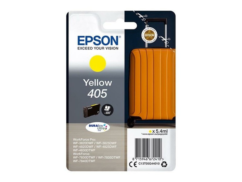 Оригиална касета за мастило Epson Nº 405 Жълт (8 броя) NaN –  BB Касети с мастило