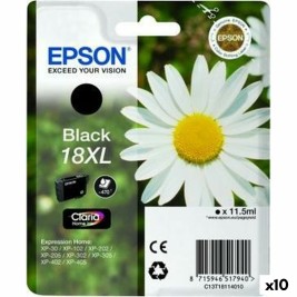 Оригиална касета за мастило Epson Nº18XL Черен (10 броя) (1 броя)