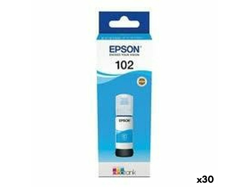Мастило пълнител Epson ET-2700, 2750, 3700, 3750, 4750 Синьо-зелен NaN –  BB Пълнители и комплекти за пълнене на касети