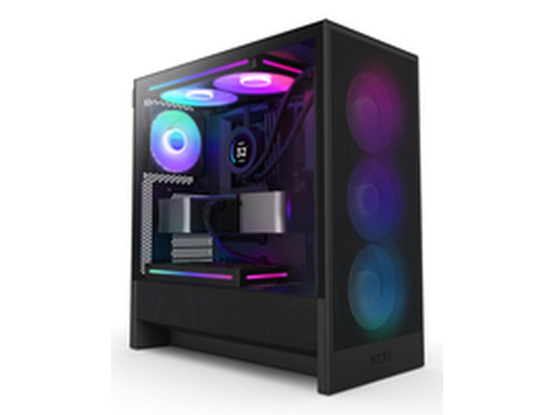 ATX микро кутия NZXT H5 FLOW Черен NaN –  BB Калъфи за настолни компютри