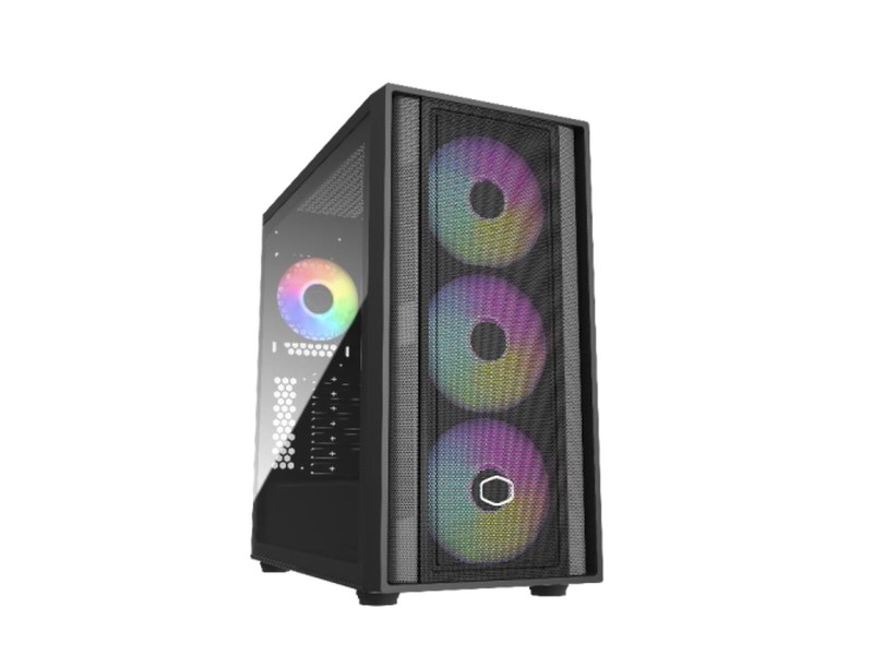 ATX полу-висока кутия Cooler Master MasterBox 600 Черен NaN –  BB Калъфи за настолни компютри