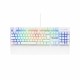 Механична клавиатура The G-Lab KEYZ RUBIDIUM Бял Azerty френски NaN –  BB Клавиатури
