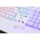 Механична клавиатура The G-Lab KEYZ RUBIDIUM Бял Azerty френски NaN –  BB Клавиатури