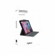 Универсален калъф за таблет и клавиатура Logitech 920-009478 Сив Графит Испанска Qwerty QWERTY NaN –  BB Клавиатури