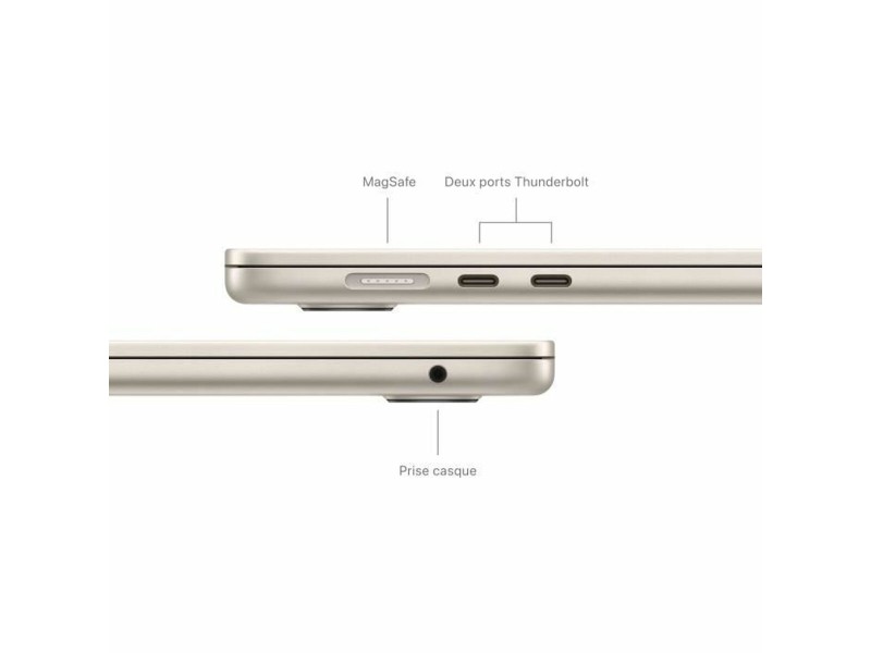 Лаптоп Apple MacBook Air M3 16 GB RAM 256 GB 15,3 M3 NaN –  BB Лаптопи