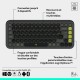 Безжична клавиатура Logitech Pop Icon Keys Тъмно сив AZERTY NaN –  BB Клавиатури