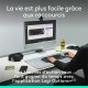 Безжична клавиатура Logitech Pop Icon Keys Тъмно сив AZERTY NaN –  BB Клавиатури