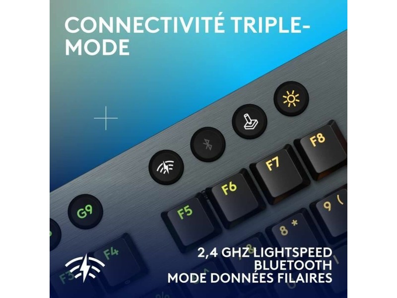 Безжична клавиатура Logitech G915 TKL X Черен AZERTY NaN –  BB Клавиатури