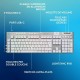 Безжична клавиатура Logitech G915 X Бял AZERTY NaN –  BB Клавиатури