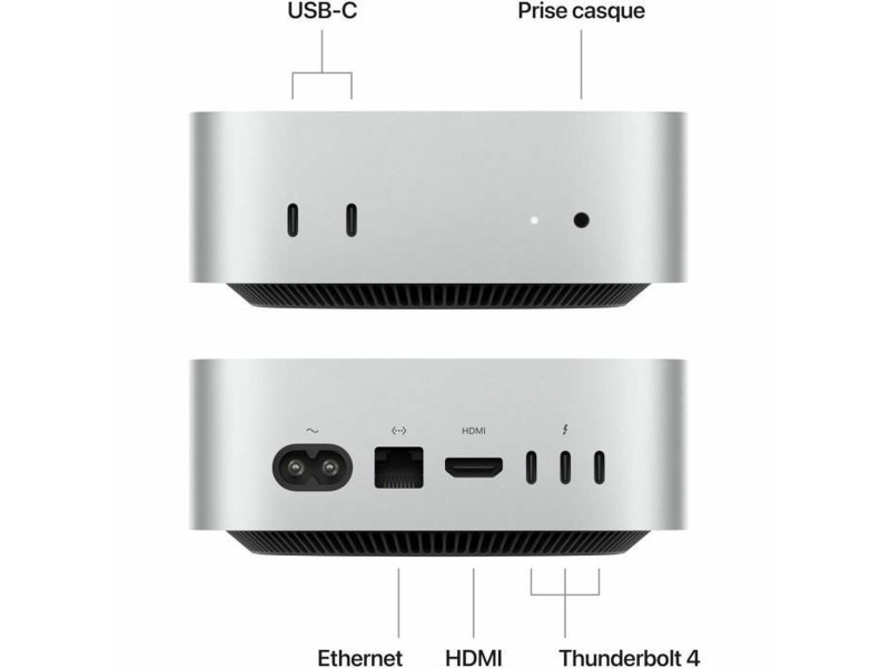 Мини компютър Apple Mac Mini M4 16 GB RAM 512 GB SSD NaN –  BB Мини компютър