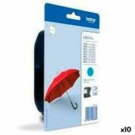 Оригиална касета за мастило Brother DCP-J4120DW / MFC-J4420DW, J4620DW Синьо-зелен (10 броя)