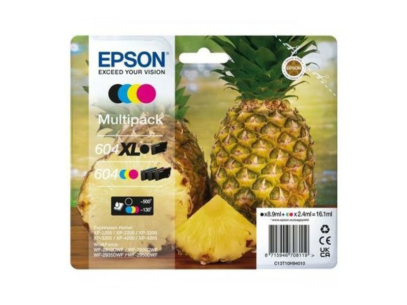 Оригиална касета за мастило Epson XP-2200 Черен/Циан/Магента/Жълт (8 броя) NaN –  BB Касети с мастило
