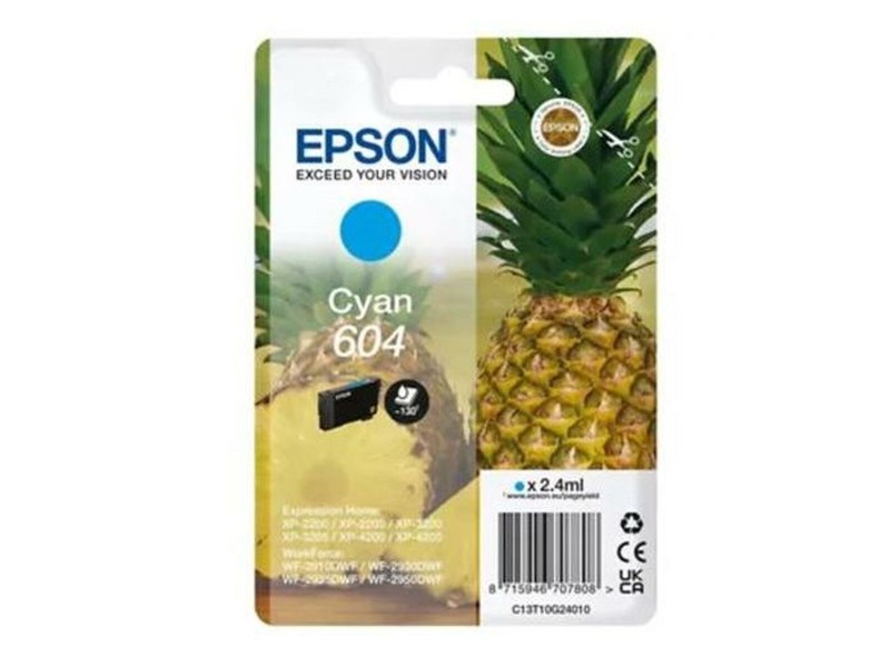 Оригиална касета за мастило Epson XP-2200 WF-2910DWF Синьо-зелен (10 броя) NaN –  BB Касети с мастило