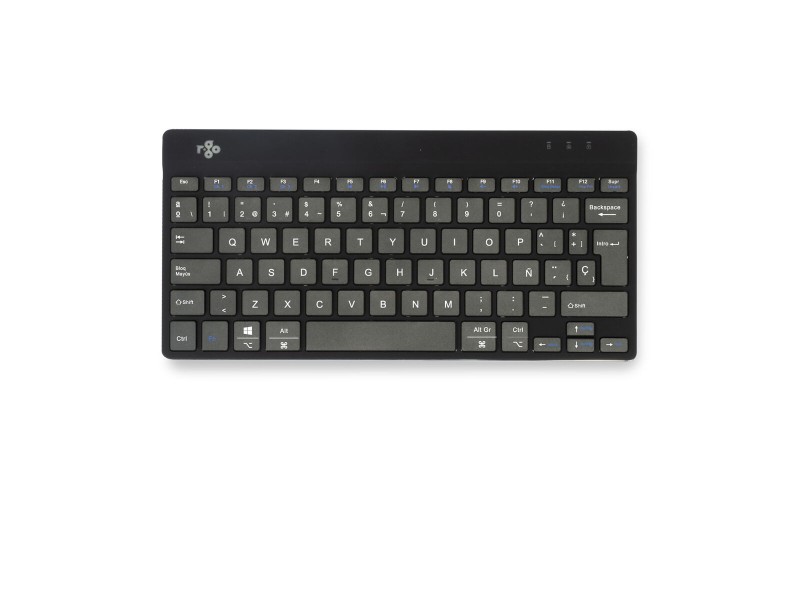 Клавиатура R-Go RGOCOESWLBL Черен Испанска Qwerty NaN –  BB Клавиатури
