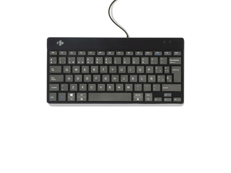 Клавиатура R-Go RGOCOESWDBL Черен Испанска Qwerty NaN –  BB Клавиатури