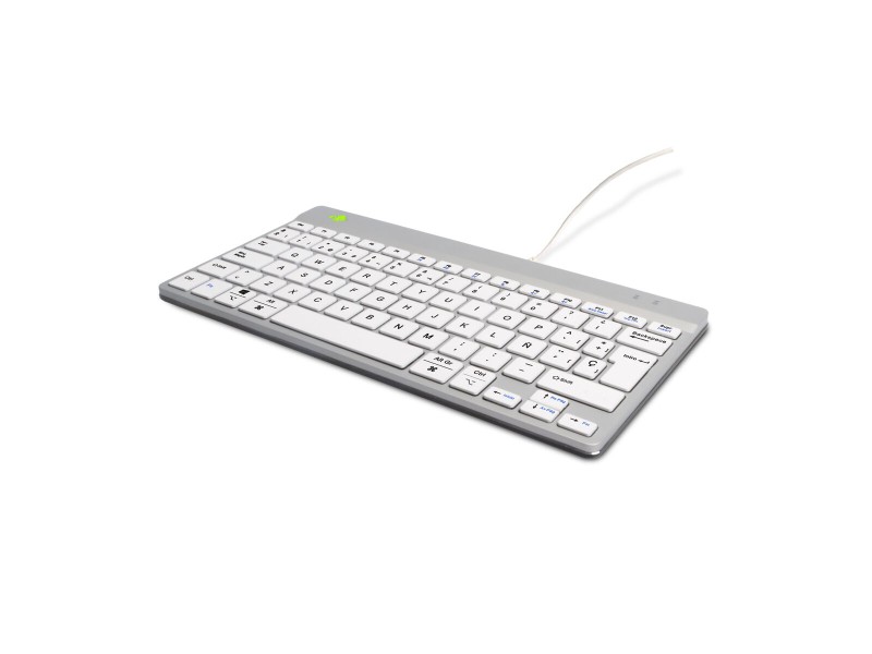 Клавиатура R-Go RGOCOESWDWH Бял Испанска Qwerty Клавиатура R-Go RGOCOESWDWH Бял Испанска Qwerty NaN – BB Клавиатури