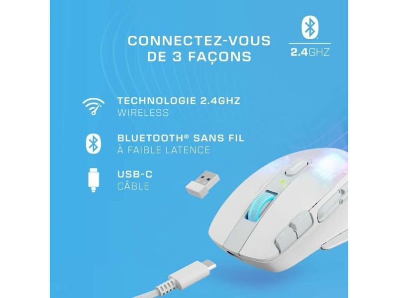Безжична мишка Turtle Beach Kone XP Air Бял NaN –  BB Мишки за геймъри