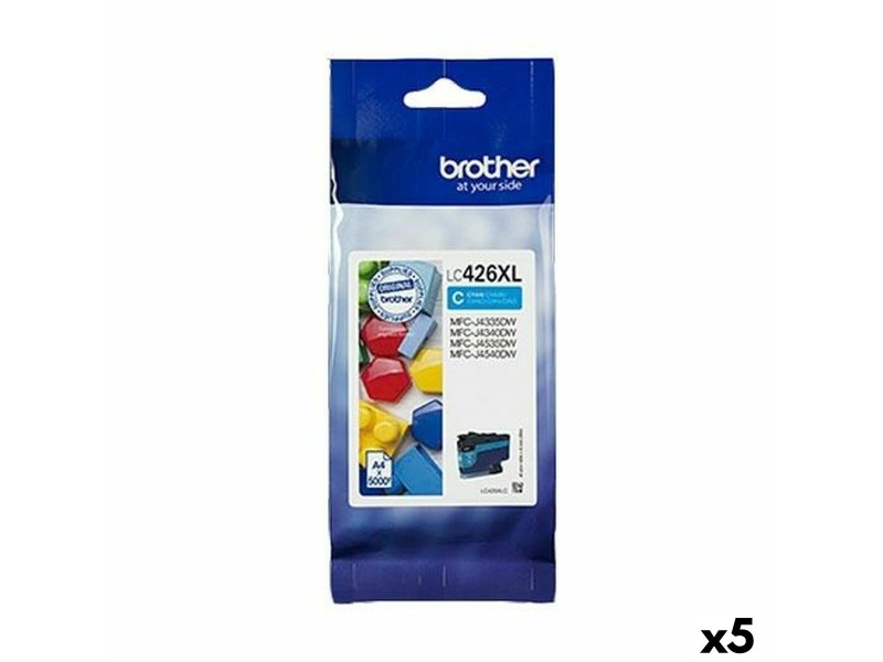 Оригиална касета за мастило Brother MFC-J4340DW J4540DWXL J4540DW Синьо-зелен (5 броя) NaN –  BB Касети с мастило