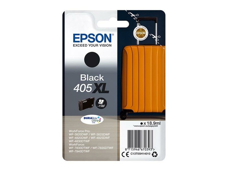 Оригиална касета за мастило Epson WF-3820DWF, 3825DWF, 4820DWF, 4825DWF, 4830DWF, WF-7830DTWF, 7835DTWF, 7840DTWF Черен (8 броя) NaN –  BB Касети с мастило